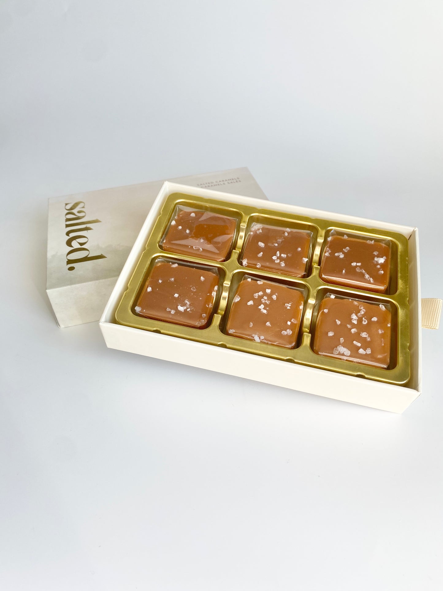 Classic Sea Salt - 6 Piece Ribbon Pull Box