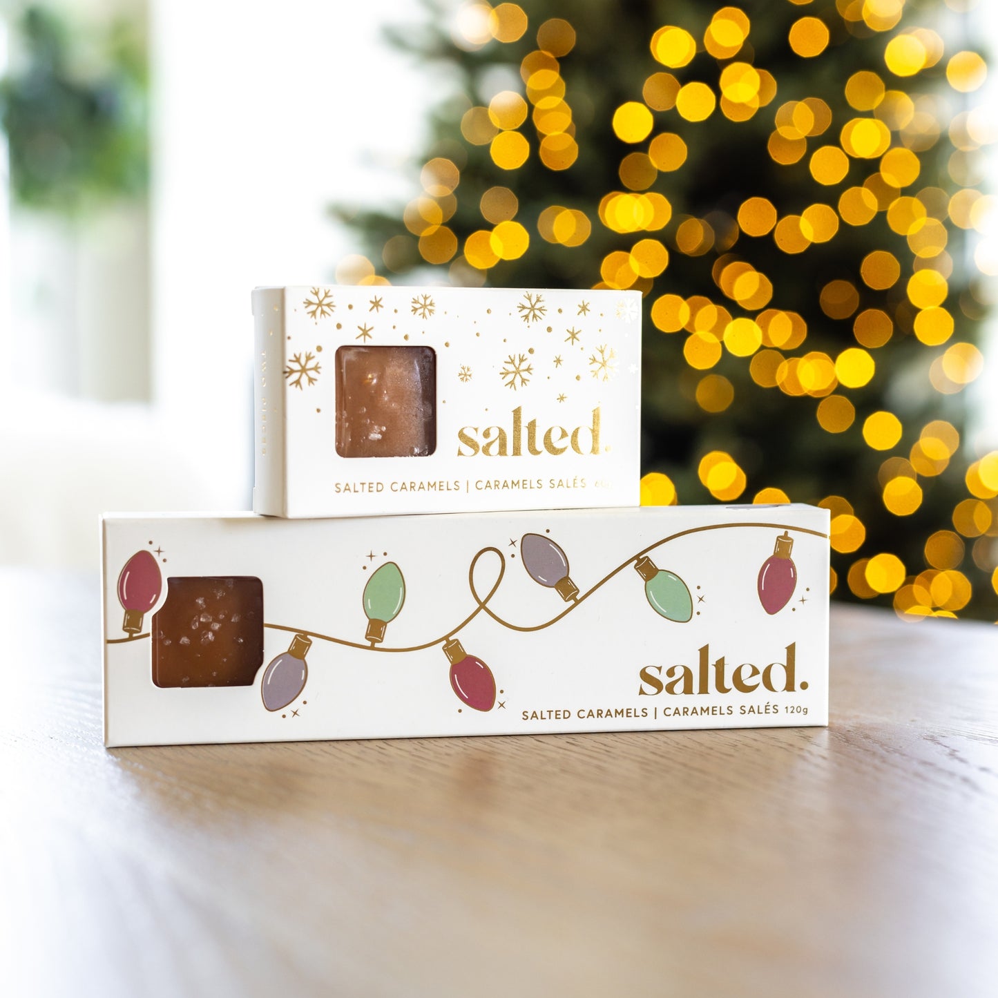 Classic Sea Salt - 4 piece Christmas light box
