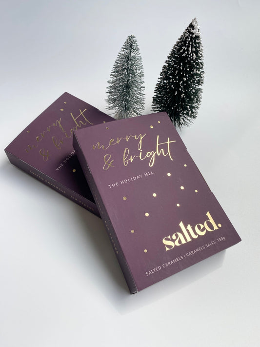 The Merry & Bright Holiday Mix - 6 piece window box - SHIPS NOVEMBER 2024 - Shop Salted